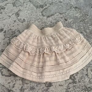 aerie tan/crème skirt